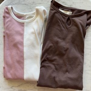 Abercrombie Kids Lot | 2 long sleeve shirts | girls size 9/10